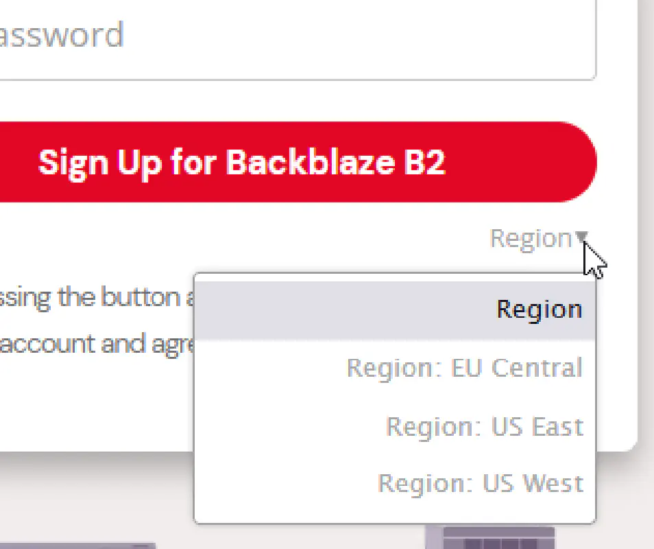 register form select region